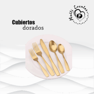 Cubiertos Dorados